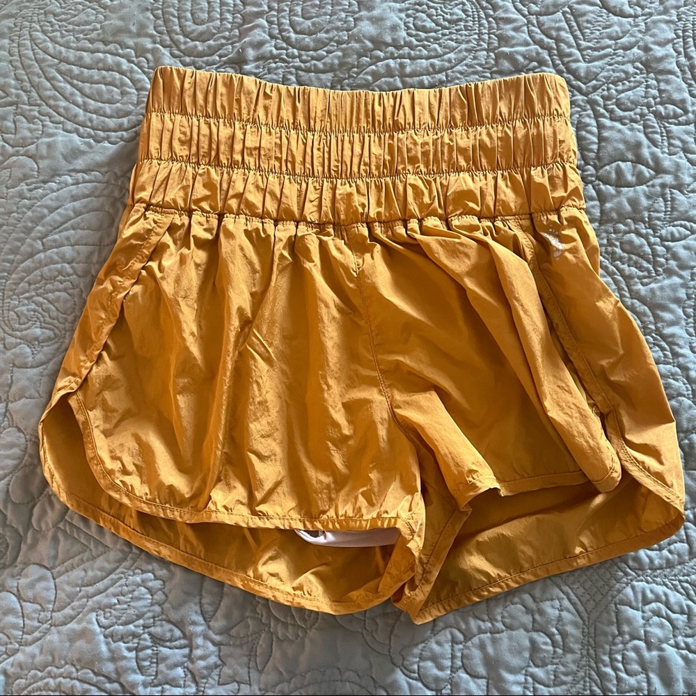 Free People movement Gold way home shorts